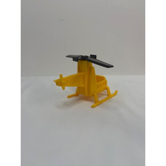 Vintage Fisher-Price Little People Yellow Helicopter - Picture 2 of 4